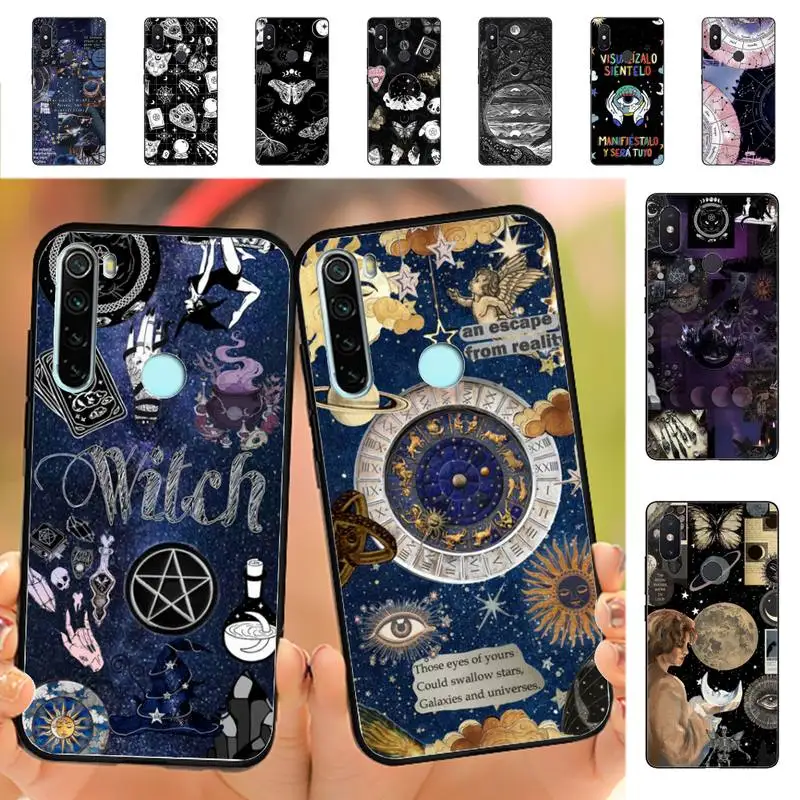 

Witches Moon Tarot Mystery Totem Phone Case for Redmi Note 8 7 9 4 6 pro max T X 5A 3 10 lite pro