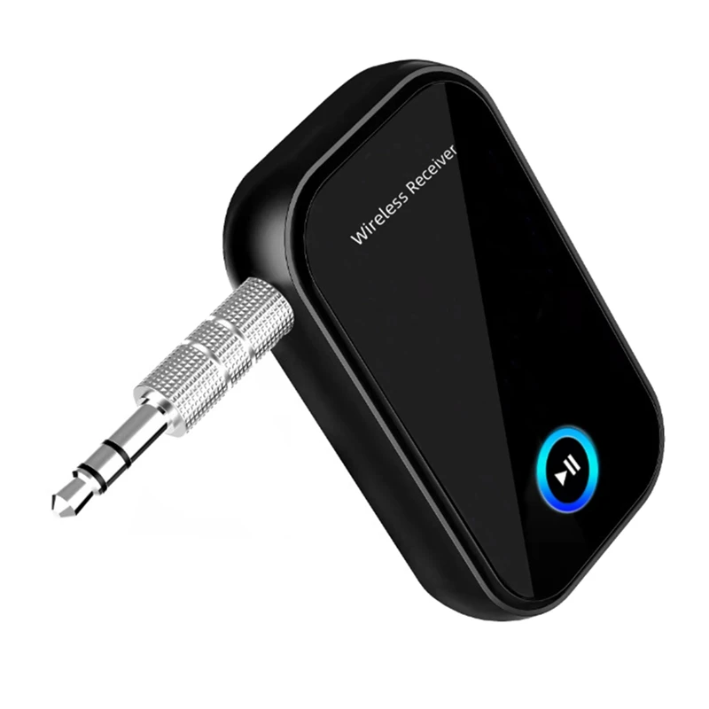 

Bluetooth 5.0 Receiver 3.5mm AUX Jack Handsfree Call Mic Stereo Music Wireless Adapter for Speaker MP3 Car Kit