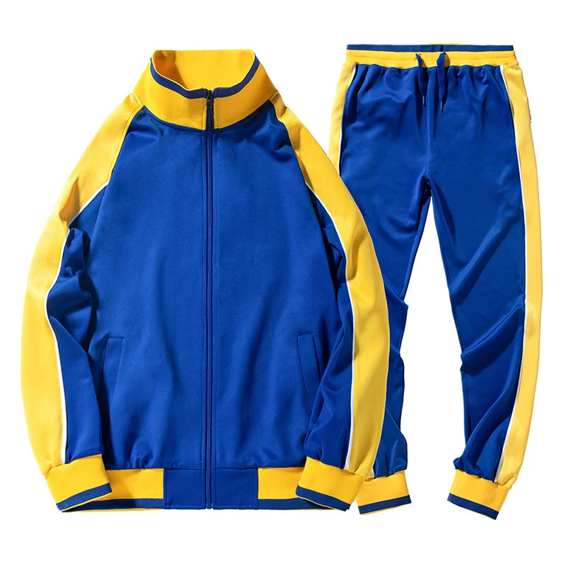 New Autumn Long-Sleeved Sweater Sportswear Men'S Two-Piece Sports And Leisure Suit Roupas De Academia Masculina Ht002