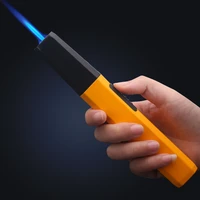 metal blue flame turbo lighter high temperature spray gun outdoor bbq kitchen cooking jewelry welding cigar lighting tool