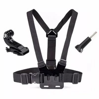 chest strap mount belt for gopro hero 5 4 xiaomi yi 4k action camera chest mount harness for go pro sjcam sj4000 sport cam fix