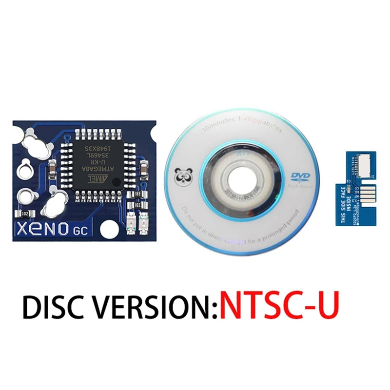 

SD2SP2 Adapter Replacement Micro-SD Card Reader + V 0.5 CD + Xeno GC Chip For NGC Game Console, NTSC-U-Xeno