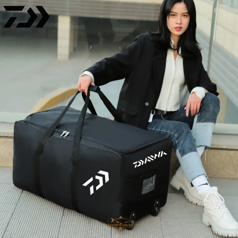 

Brand Men's Outdoor Waterproof Sports Fishing Bag Leisure Yoga Fitness Shoulder Bag Large Capacity Nylon Portable Travel Bag