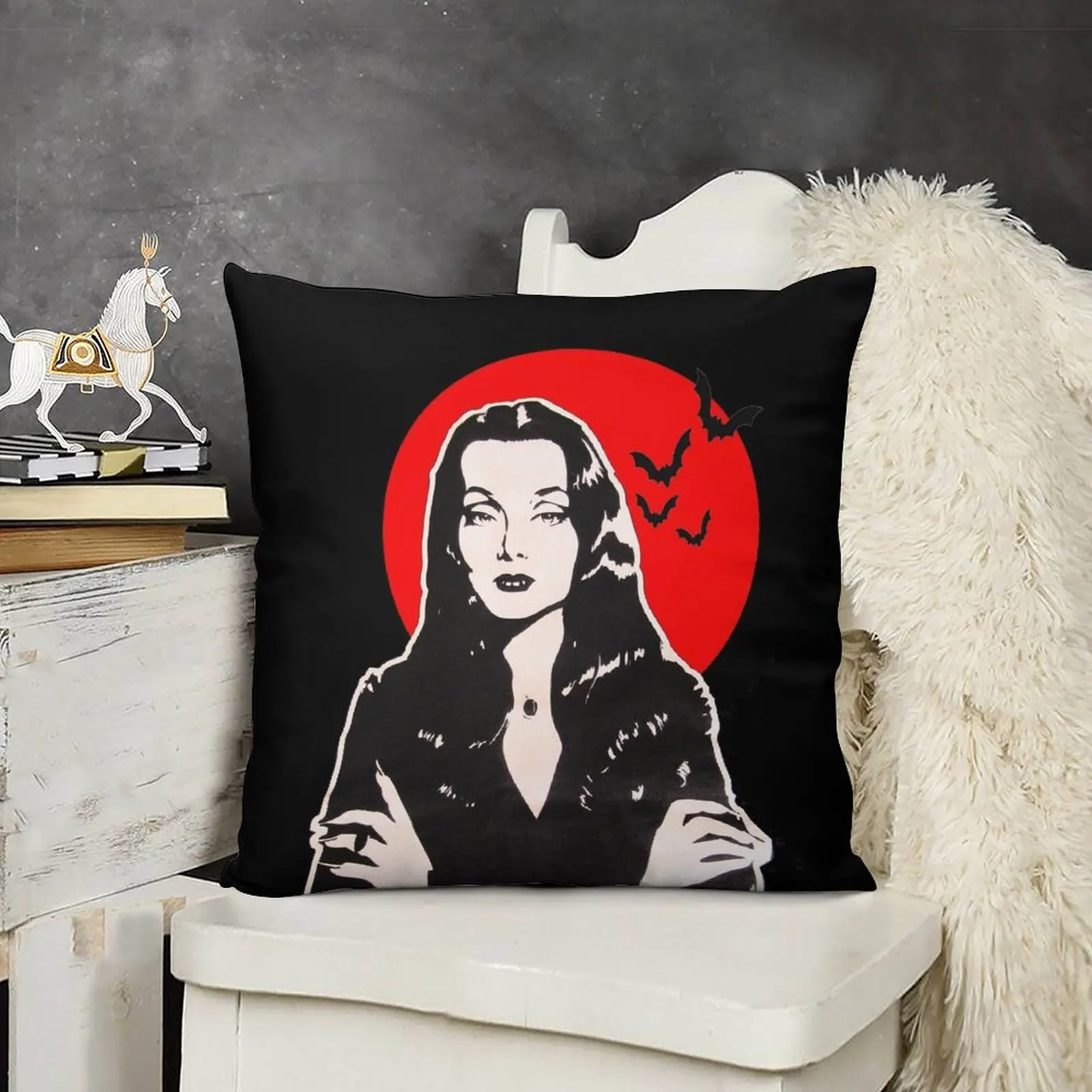 Декоративная подушка Morticia adдамс роскошные диванные подушки клетчатая