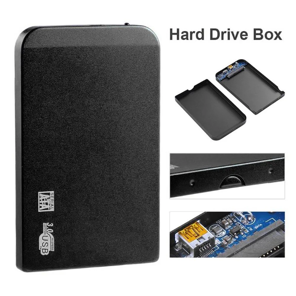 Чехол для жесткого диска USB 3 0 чехол 2 5 дюйма SATA внешний корпус из алюминиевого