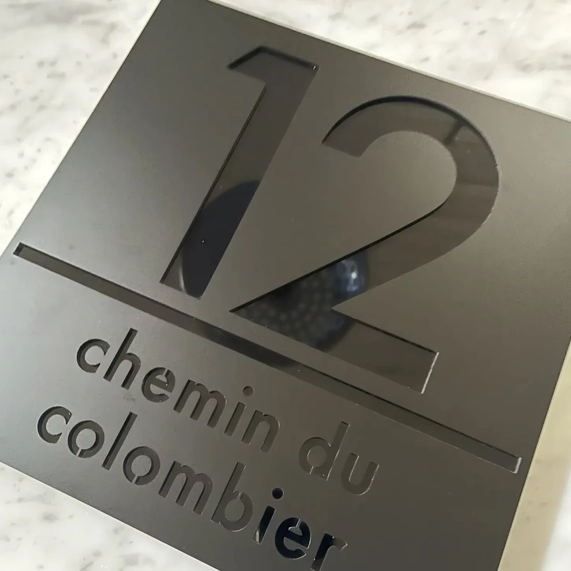 Персонализированный уличный знак с номером дома