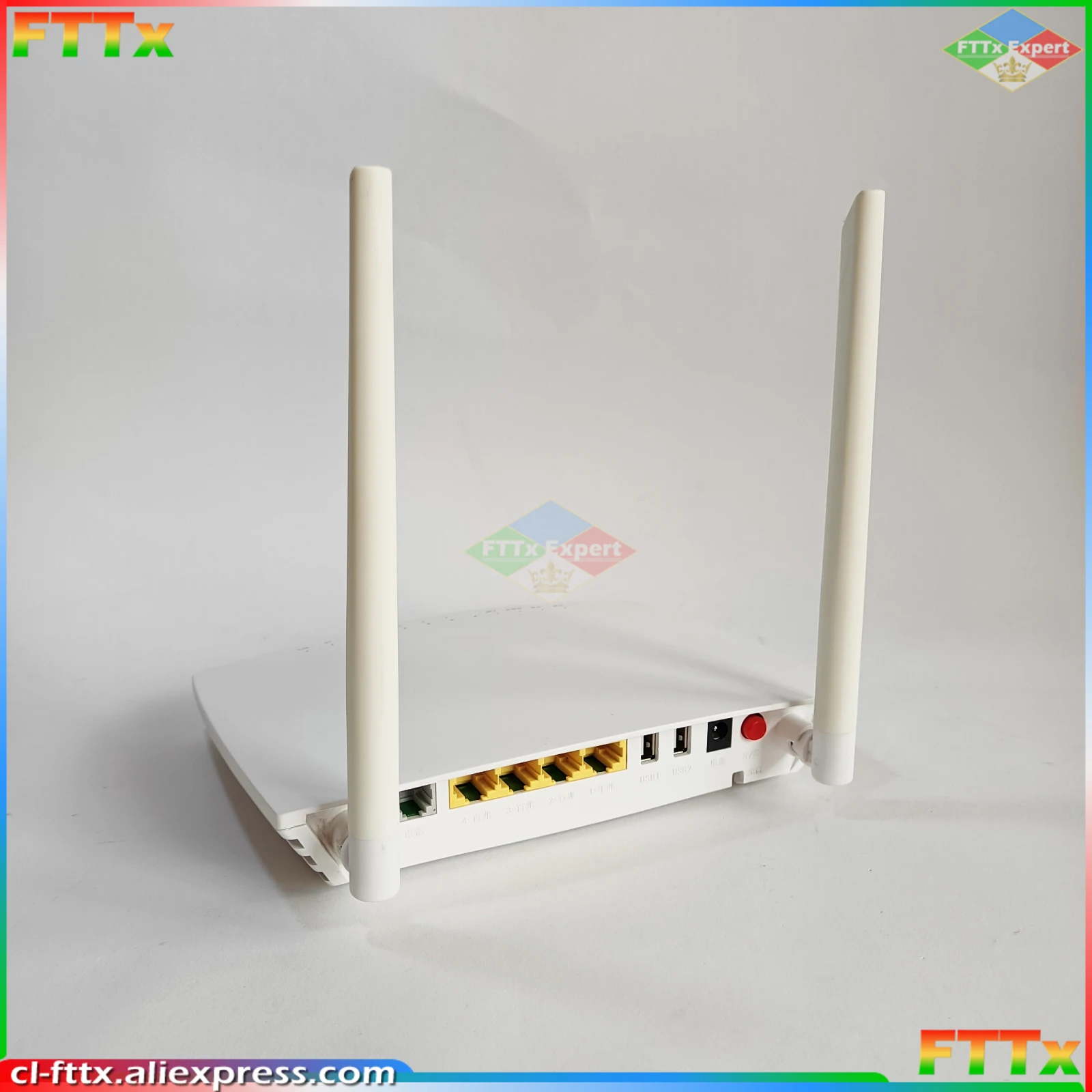 Free shipping GM620 Gpon Ont ONU Secondhand FTTH Dual Band 1GE 3FE 1POT 2USB 2.4G/5G wifi English version modem