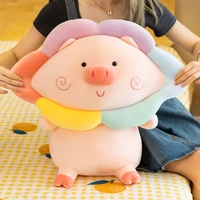 1pcs 25 50cm kawaii rainbow pig plush toys piggy stuffed animal doll soft baby accompany pillow gift for kids baby children