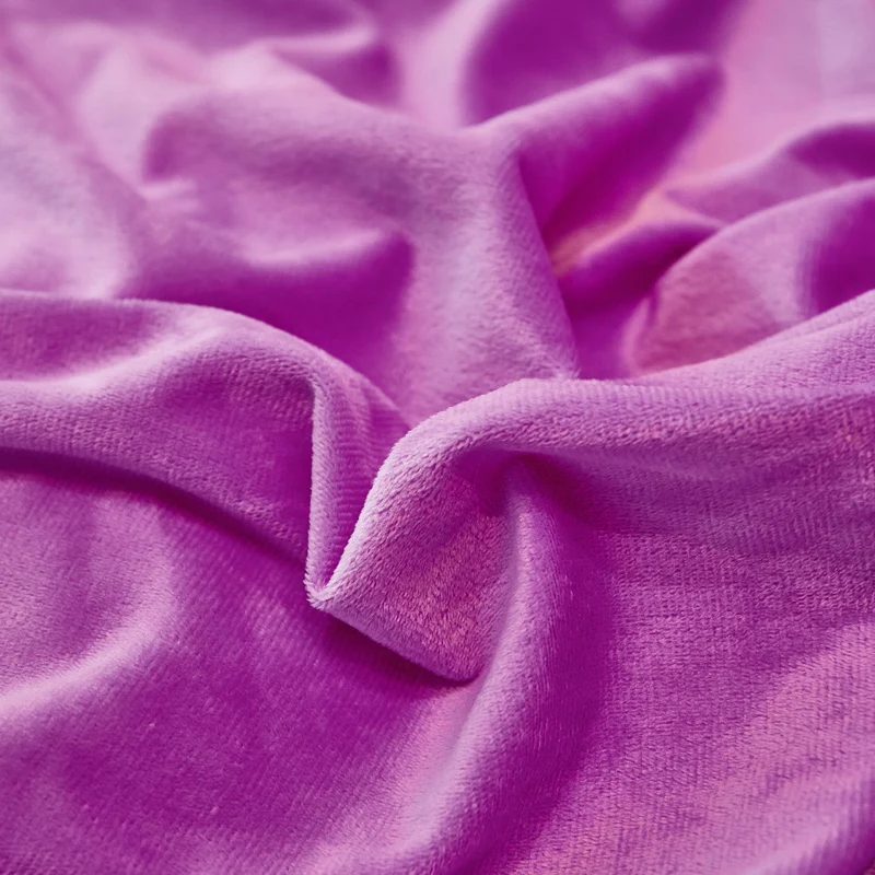 Кружевное однотонное двустороннее плюшевое молочно-бархатное пододеяльник Little