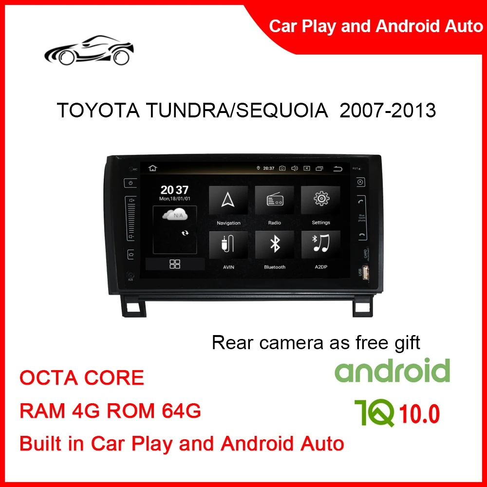 

CUSP большой экран 9 дюймов Android автомобильное стерео для TOYOTA TUNDRA 2007-2013 9 дюймов ОЗУ 4 Гб ПЗУ 64 Гб Сенсорный экран автомобильное радио