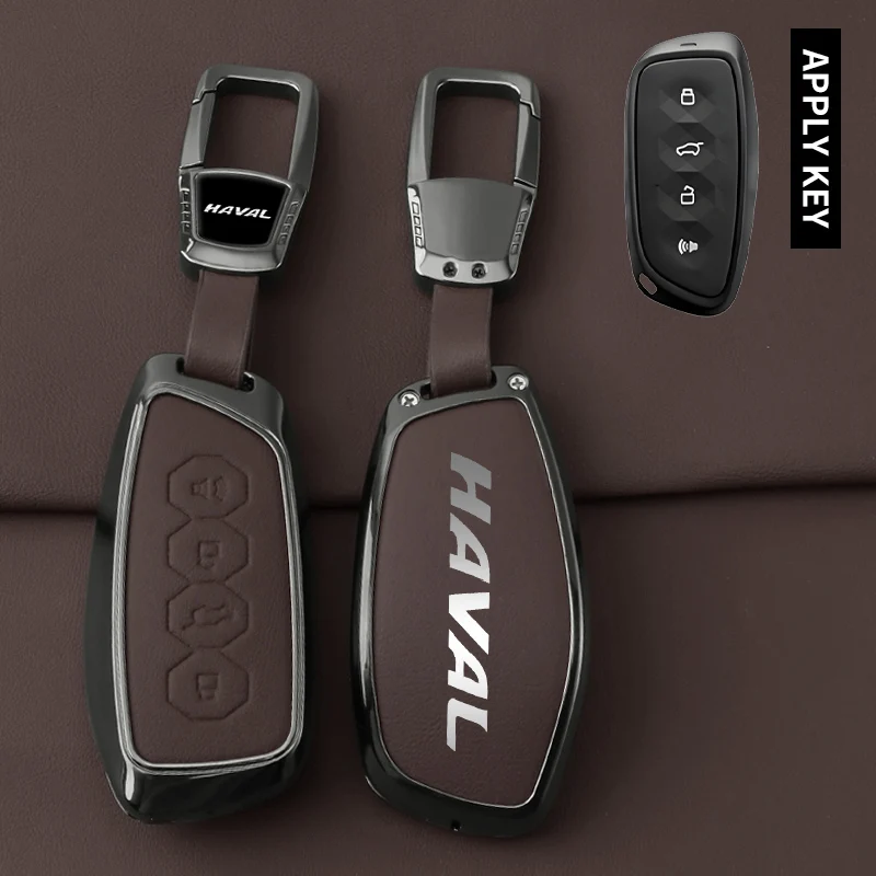

Чехол для автомобильного ключа из цинкового сплава для Great Wall Haval H5 H6 H9 H-DOG Owl Dragon Max 2023 2024, чехол для дистанционного ключа, автомобильные аксессуары