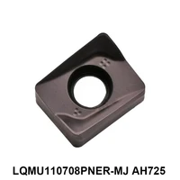 original 10pcs lqmu 110708 pner ah725 lqmu110708pner mj lqmu110708 milling cutter carbide inserts lathe tools