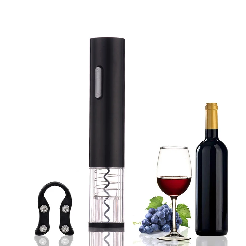 

Electric Wine Opener Automatic Electric Wine Bottle Corkscrew Opener with Foil Cutter Wine Bottle Opener Kit KC0317