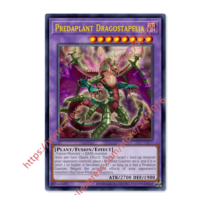 

Yu Gi Oh Predaplant Dragostapelia SR Japanese English DIY Toys Hobbies Hobby Collectibles Game Collection Anime Cards