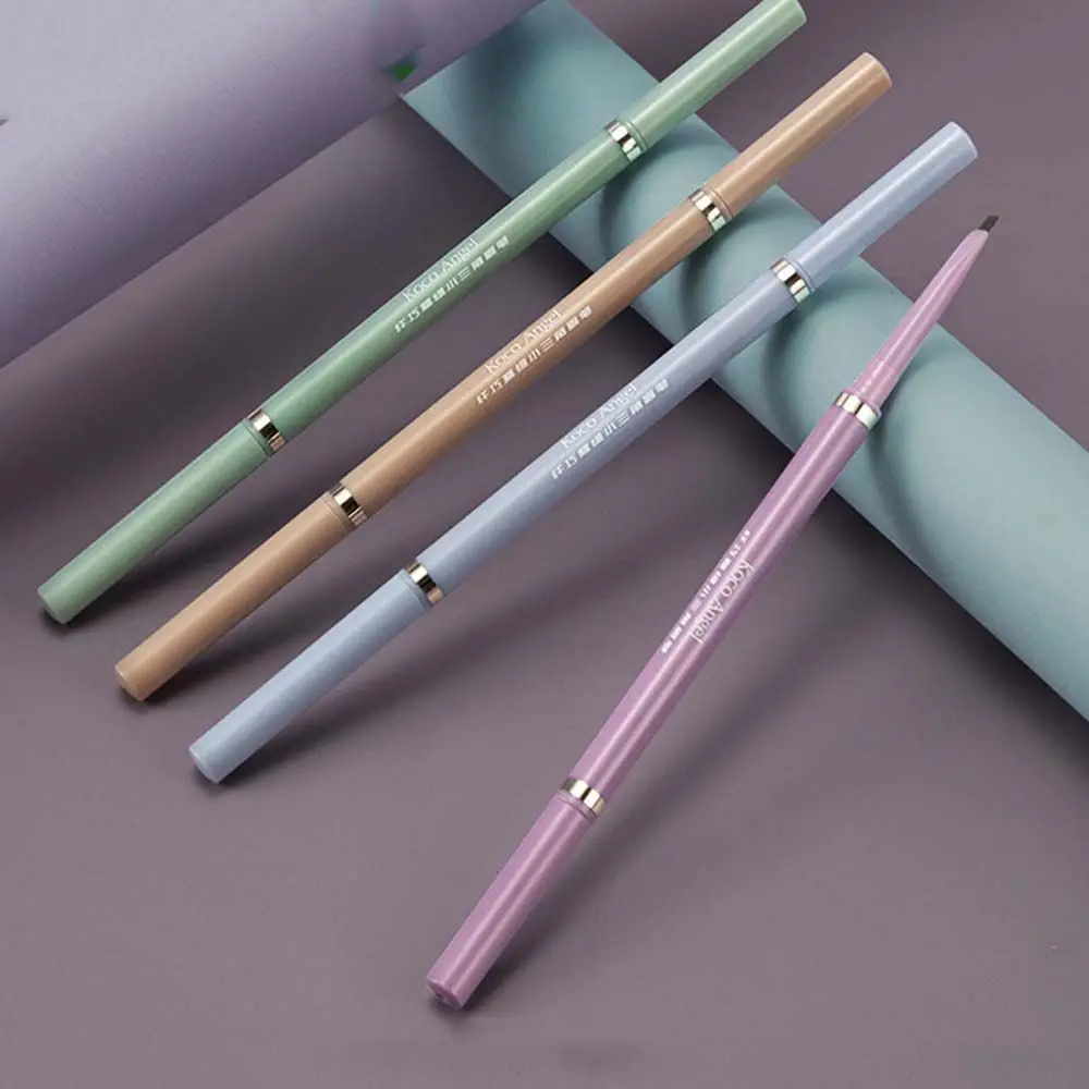 

Ultra Fine Triangle Eyebrow Pencil Precise Brow Definer Long Lasting Waterproof Blonde Brown Eye Brow Makeup Tools 4 Colors
