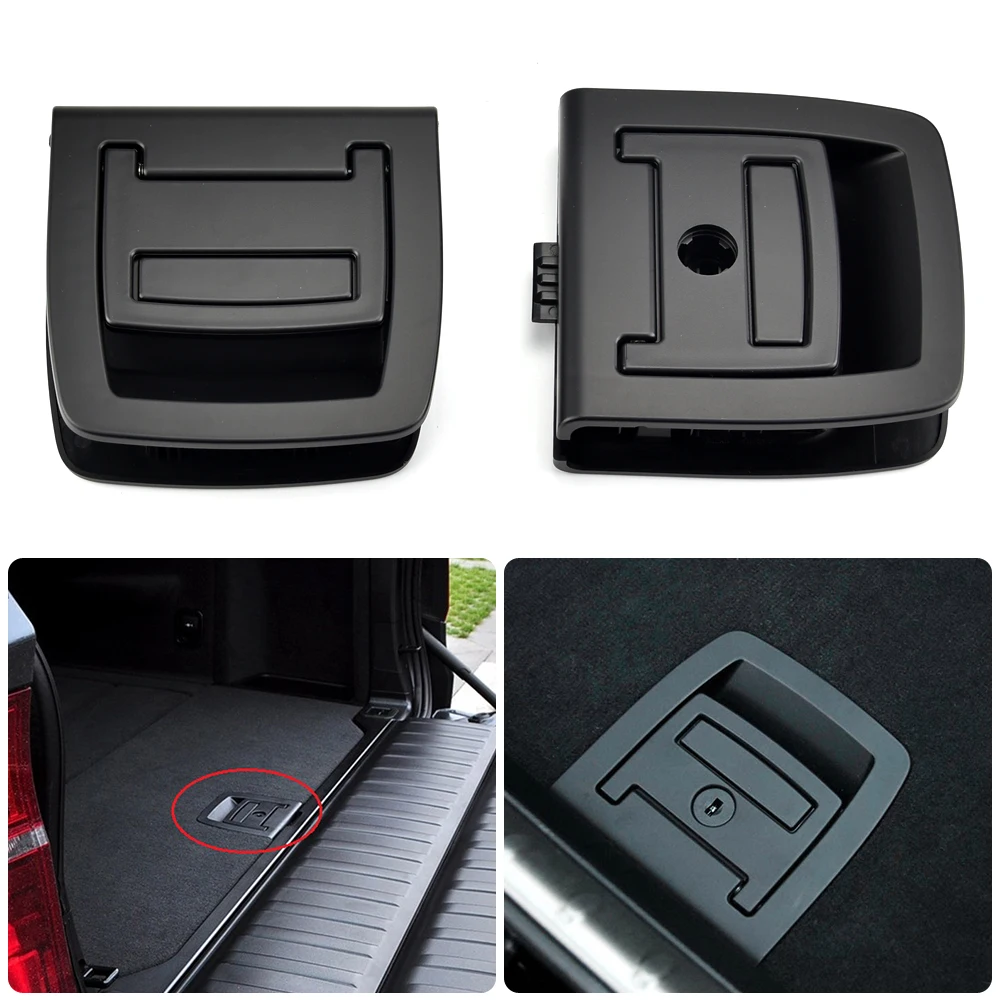 

Car Rear Trunk Tail Cover Bottom Plate Mat Floor Carpet Trunk Handle Key Hole For BMW 5 SERIES X5 E70 LCI X6 E71 51476958161