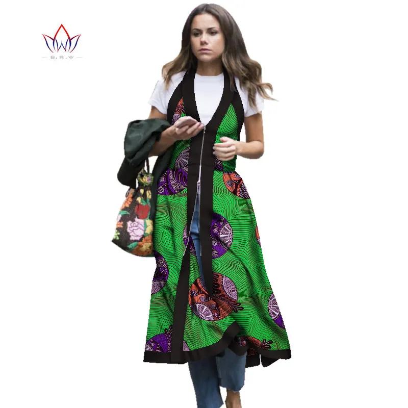

BRW African Dress For Women Summer Vintage Maxi Long-party-dress Dashiki Sleeveless African Riche Bazin Femme Plus Size WY2799
