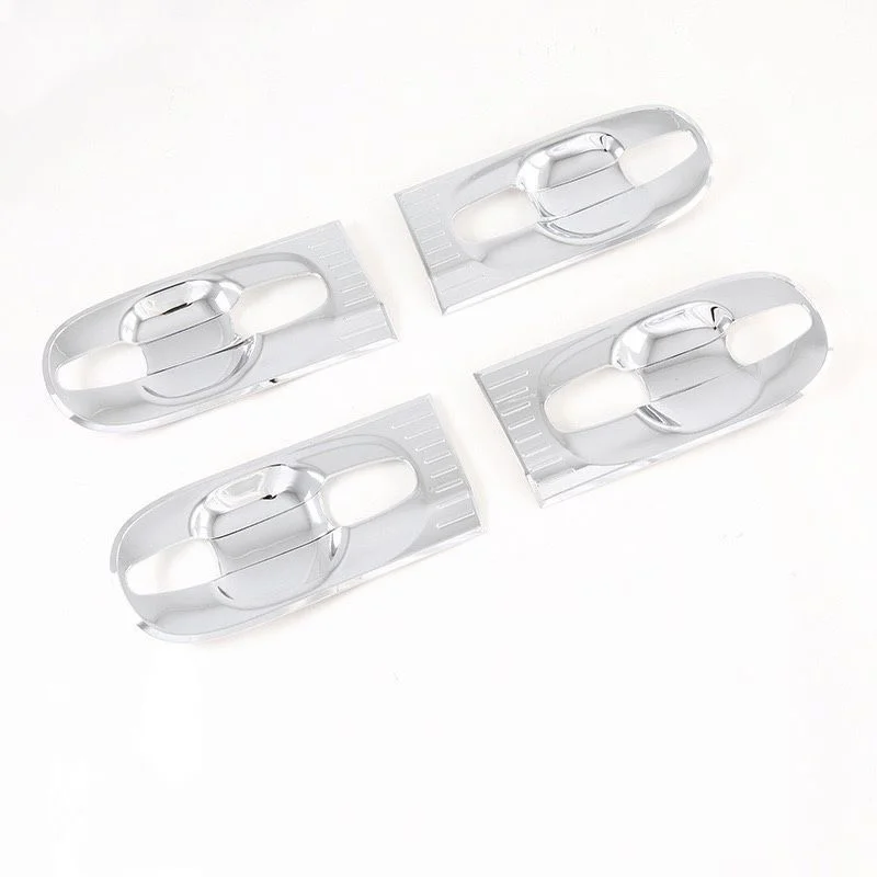 

4pcs ABS Silver Chrome For Toyota Sienna 2020 Car Outer Door Handles Decoration Frame Cover Doorknob Trim Protective Shell