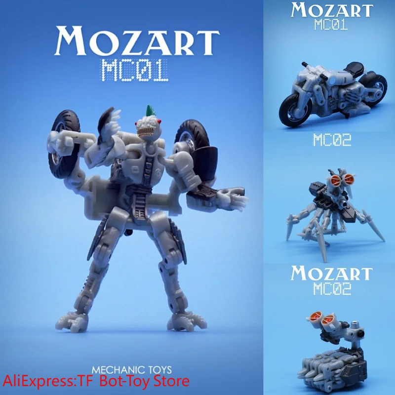 

【IN STOCK】DR.WU Transformation MC01 MC-01 Mozart Mohawk MC02 MC-02 Microscope G1 Action Figure Toy Model 6CM
