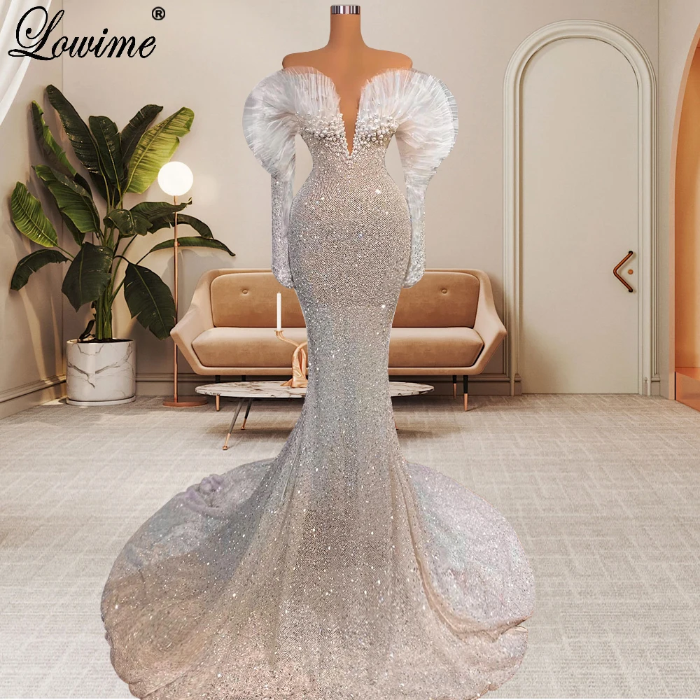 

Женское коктейльное платье-русалка, элегантное вечернее платье цвета слоновой кости с открытыми плечами в стиле звезд, для лета,