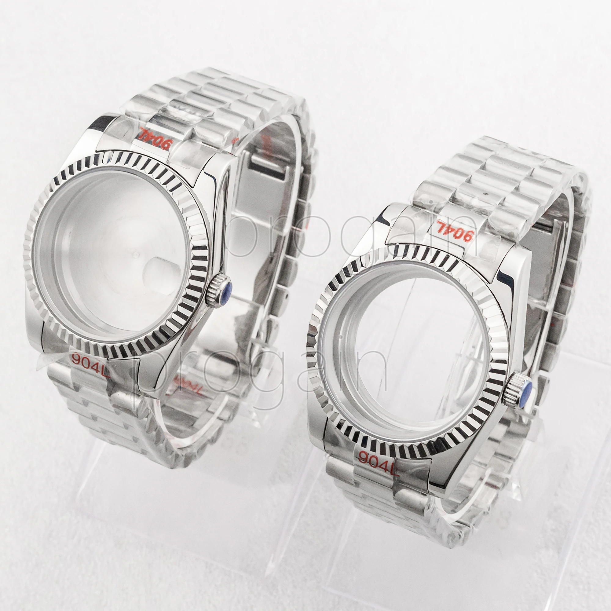 36/39 мм NH35 часы Φ 20 президент ремешок Datejust Tooth увеличительное стекло