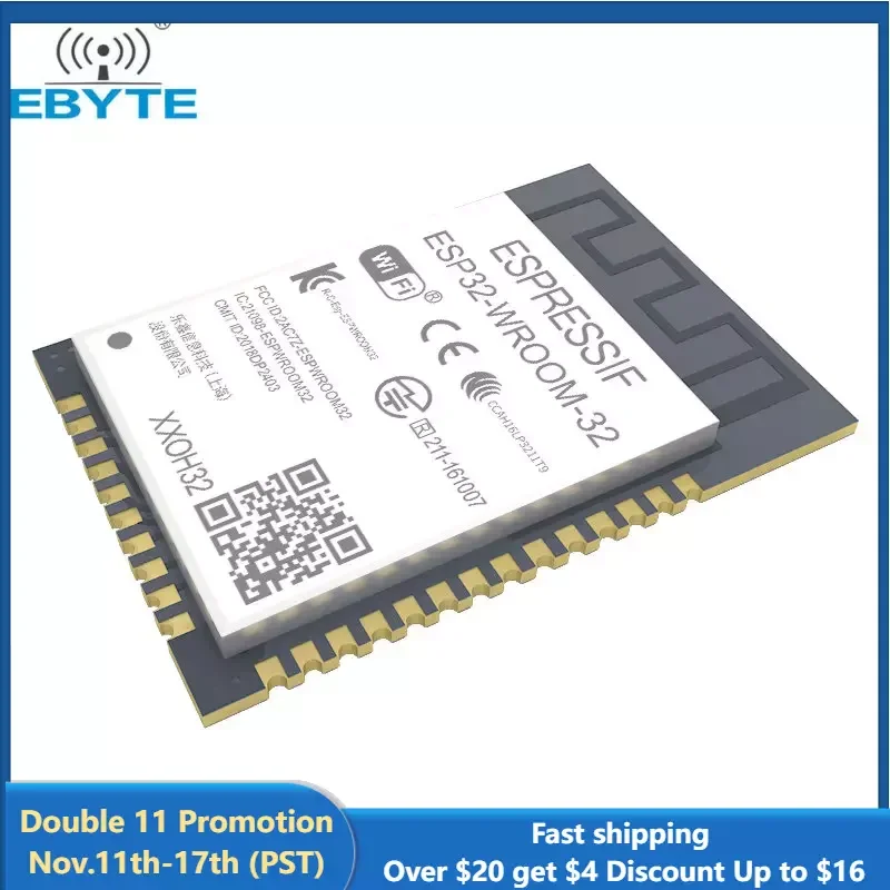 

10PCS ESP32 ESP32-WROOM-32 ESP32 ESP-32S Development Board WiFi Bluetooth Ultra-Low Power Consumption Dual Cores ESP32 Board