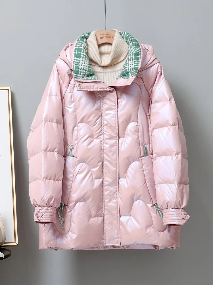 New Women Casual Style Down Jacket White Duck Down Jackets Autumn Winter Warm Coats And Parkas Female Outwear