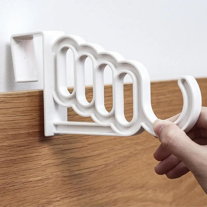 

Over The Door Hanger Portable Organizer Multiple Features Towel Rack Multifunctional Accessories Bathroom Door Rack Organizer