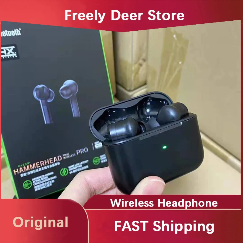 

TWS Wireless Bluetooth Earphones for Razer Hammerhead True Wireless Pro Bluetooth Headset Earbuds Headphones for Phones