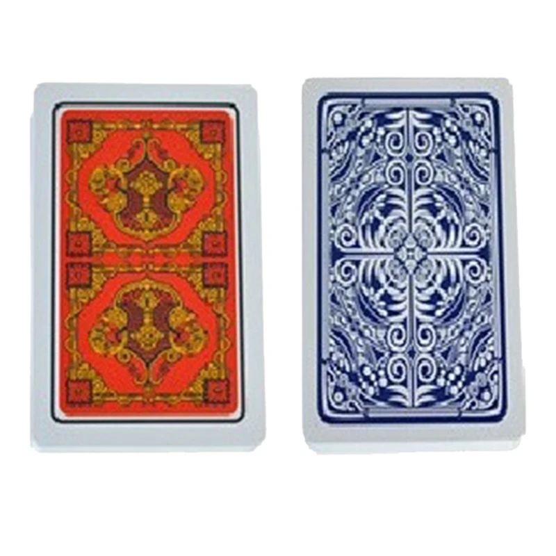 2 колода пластиковых карт Водонепроницаемые игральные карты Техасский Холдем