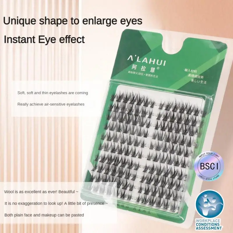 

Густые натуральные накладные ресницы лунного света