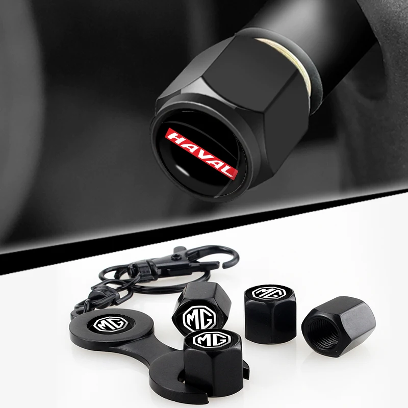 

4pcs Automobiles Accessories Tire Valve Caps Wrench Decoration for Jeep Compass Renegade Grand Cherokee Patriot Accessories