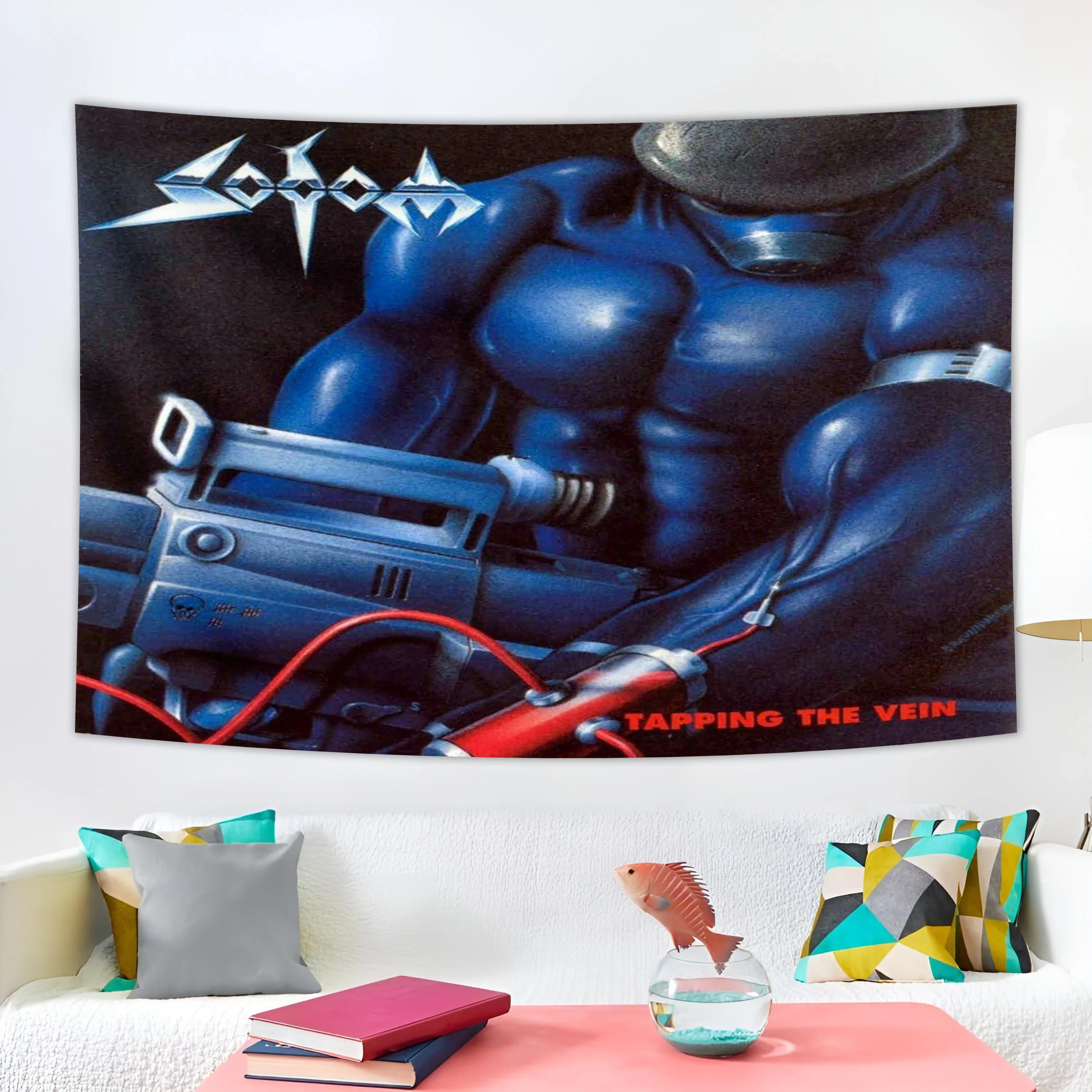 3x5ft немецкий рок-группа гобелен музыкальная певица код красные обложки альбома