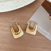 shangzhihua2022 europe ad america popular new hollow out acrylic pendant retro fashion earrings for womens gifts