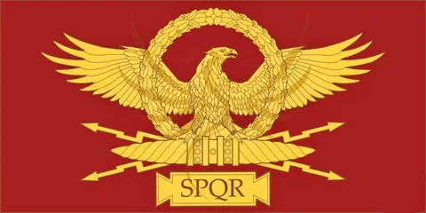 Флаг Римской империи, сената и народа римского флага, 90x150 см