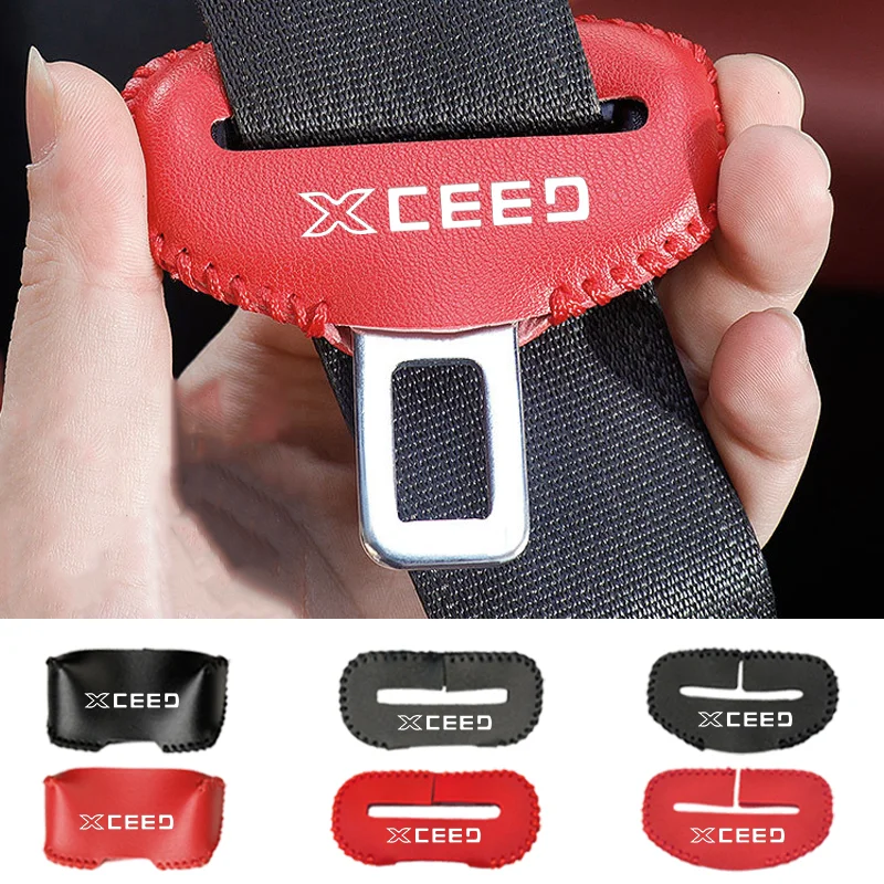 1 шт. чехол из искусственной кожи с пряжкой для автомобильного ремня безопасности