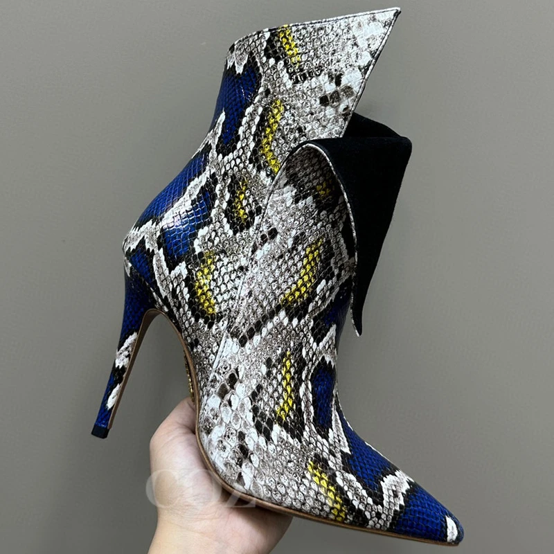 

Модные женские короткие ботинки, Новинка осени 2023, блестящие привлекательные банкетные ботильоны, украшенные кристаллами, дизайнерские женские туфли-лодочки с верхом