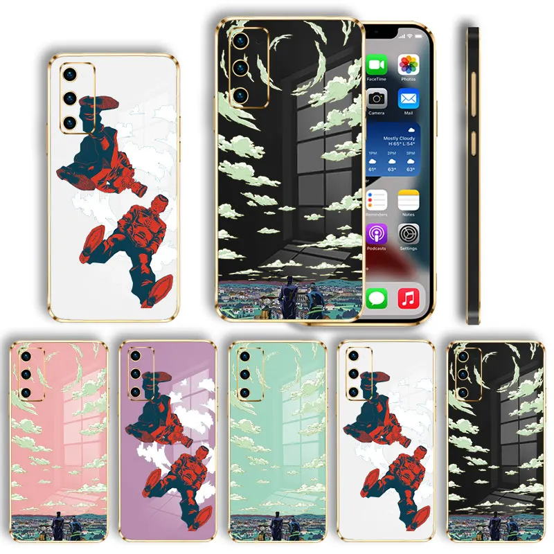 

Case For Samsung Galaxy S22 S21 S20 Ultra Plus FE Note 20 10 M62 M53 M33 M30s Silicone Liquid Candy Jojos Sky White Clouds
