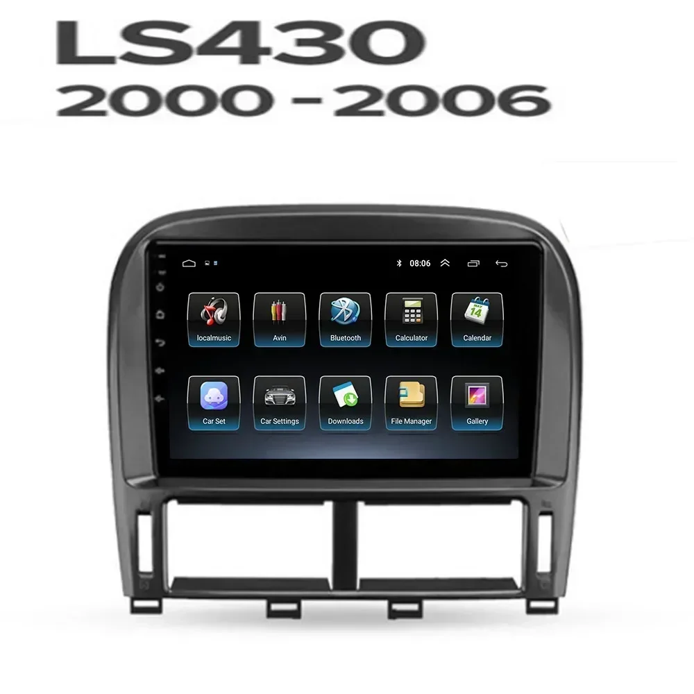 Для Lexus LS430 XF30 LS 430 2000-2006 Toyota Celsior Android 13 Автомобильный радиоприемник Мультимедийный