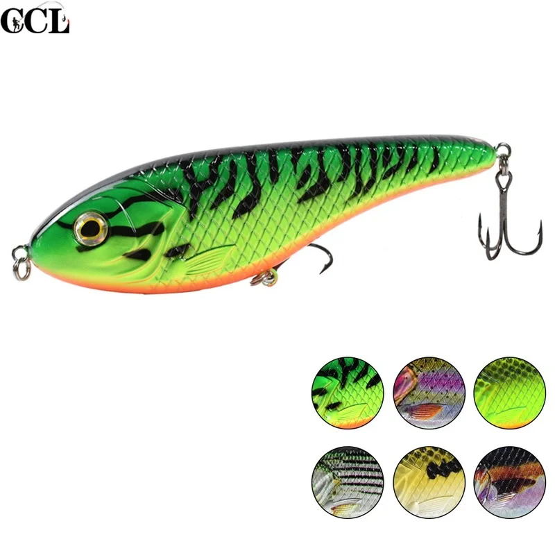 

Джеркбейт из АБС-пластика для ловли окуня и щуки, 5,9 дюйма, 81 г