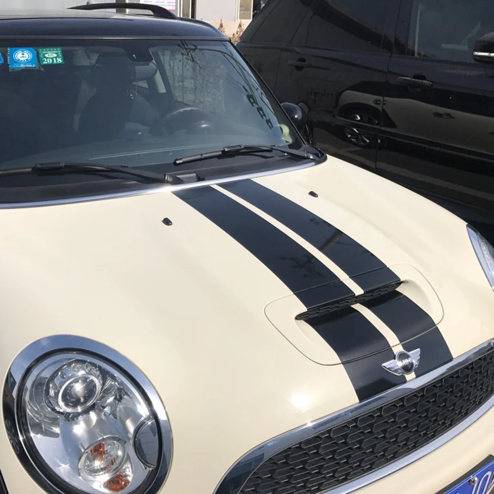 

For Mini Cooper S Clubman R55 5 Doors 2008-2015 Accessories Hood+Trunk Engine+Rear Line Car Stickers And Decals Car-styling