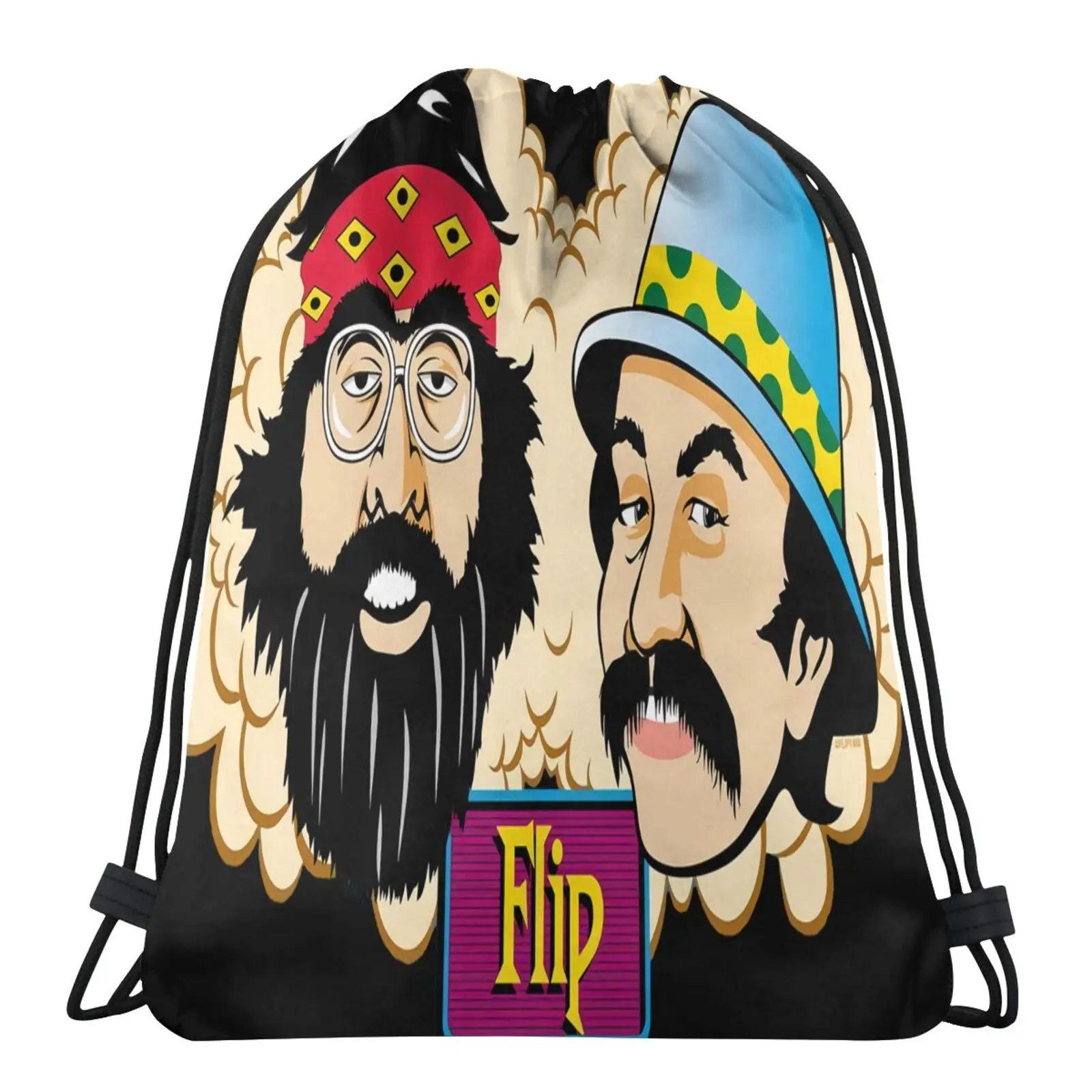 

Мужские сумки-книжки Cheech And Chong, Рождественская сумка, детская тканевая сумка для обуви, женский рюкзак, тканевый женский рюкзак