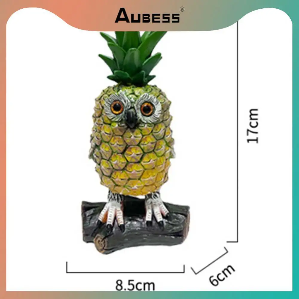 

Owl Figurine Delicate Owls Pineapple Resin Decor Owl Statue Lovely Halloween Figurine Animal Party Bird Figurines Resin Craft