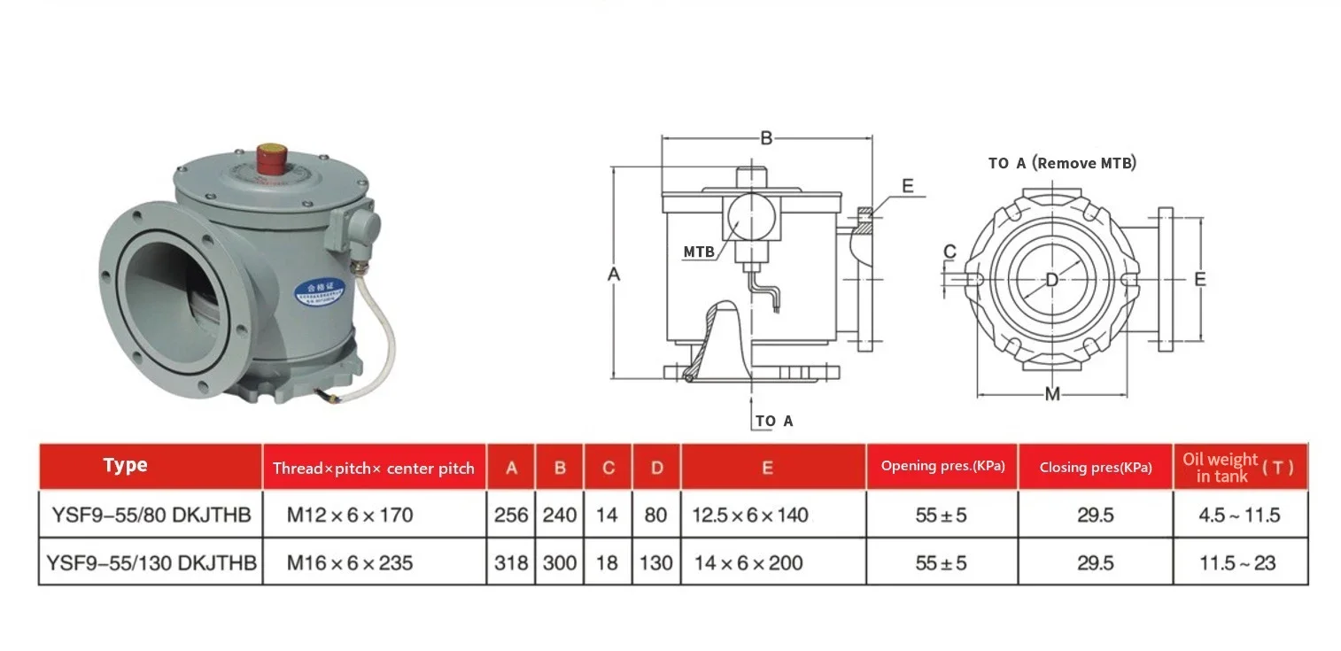 Аксессуары для трансформатора мощности редукционный клапан давления 85 кПа