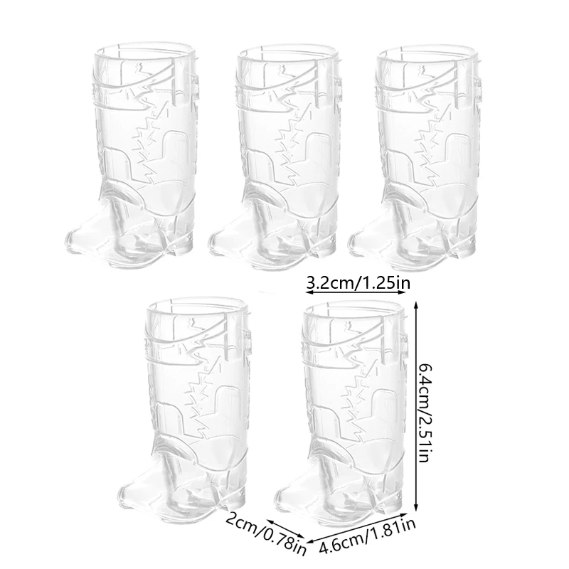 

Пластиковые мини-ковбойские сапоги, набор 5/10 шт.