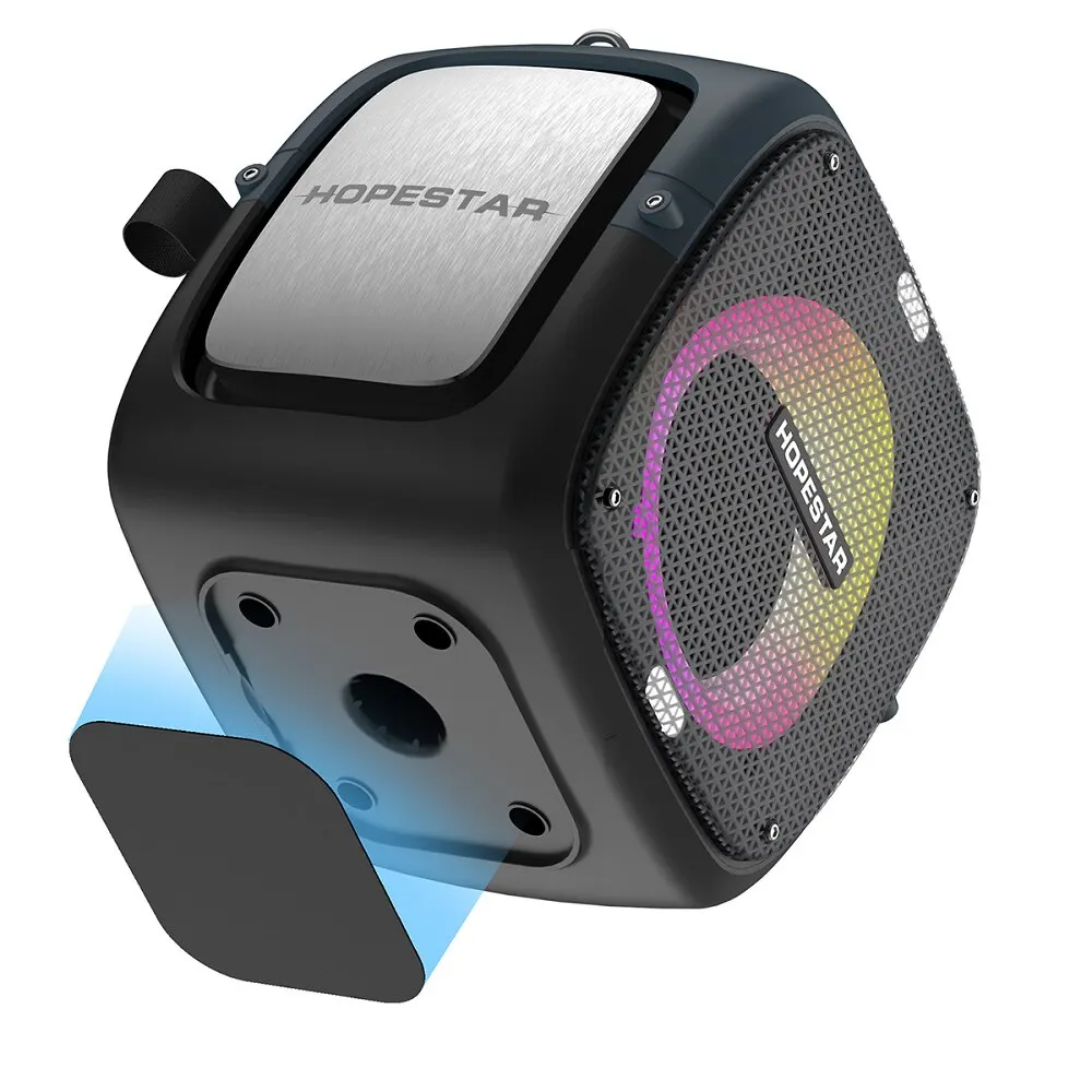 Колонка Hopestar Party One со штативом беспроводной мощный bluetooth бумбокс 80W с LED
