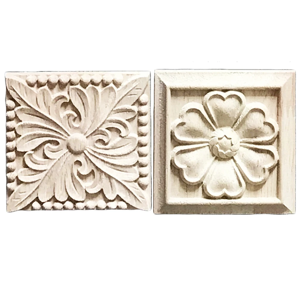 

30 см резиновые деревянные резные Угловые накладки аппликация мебель винтажные аксессуары для украшения дома дверные декорации DIY деревянн...