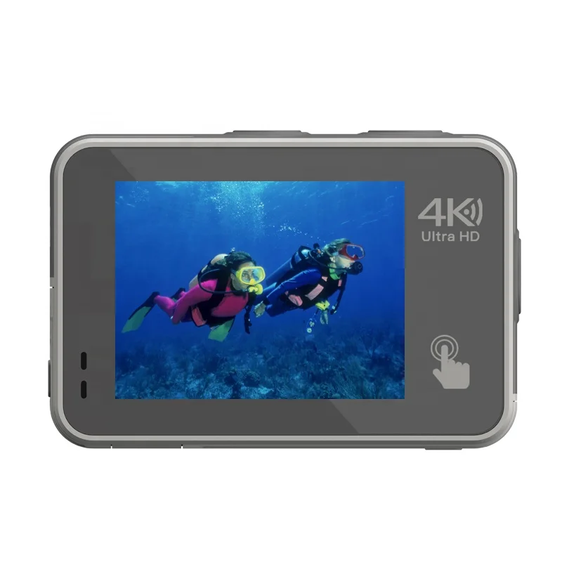 

Mini Real 4K Camera Dual Lens Waterproof Sports EIS WiFi Action Camera