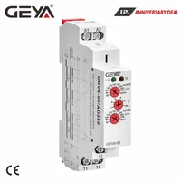 geya over voltage and under voltage protection relay dc12v 24v 48v 220v 10a voltage protector relay grv8 02