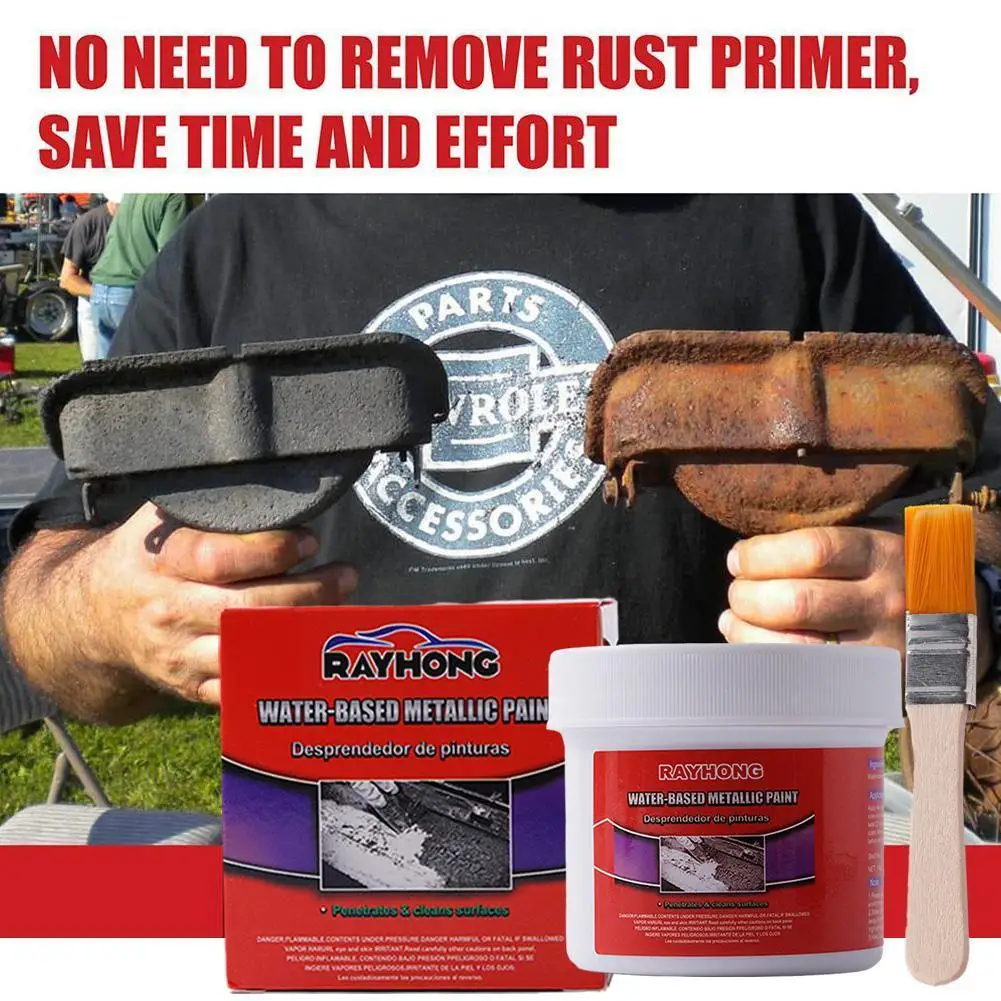 100g Chassis Rust Remover Multi Functional Water Based Metal Rust Remover Preventive Coating Rust Proofing Protection For C K0N3